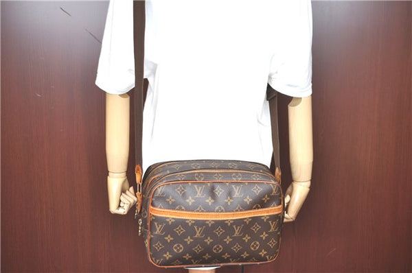 Auth Louis Vuitton Monogram Reporter PM Shoulder Cross Body Bag M45254 LV H8882