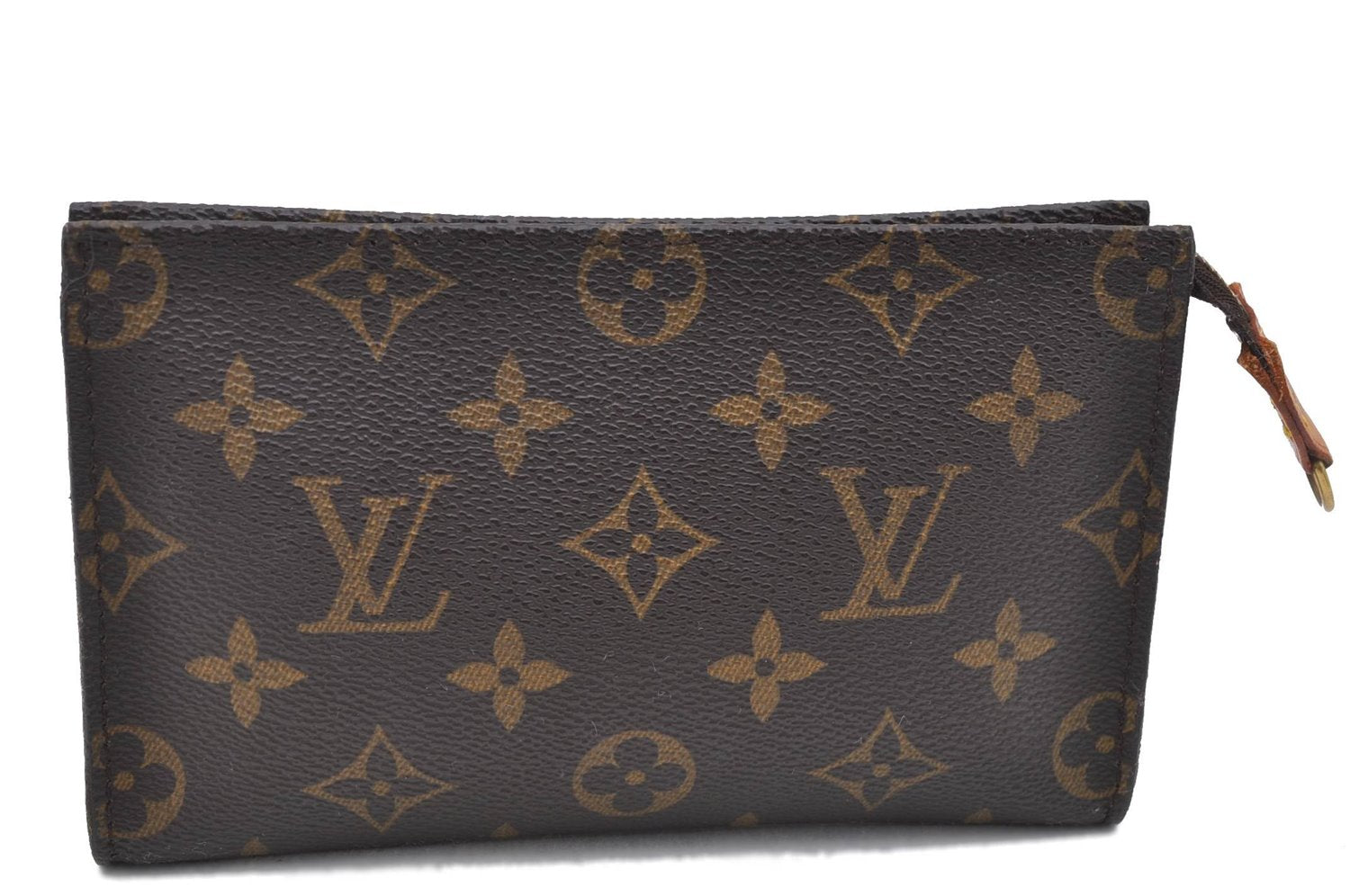 Authentic Louis Vuitton Monogram Pouch For Bucket PM LV Junk H8884