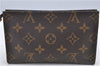 Authentic Louis Vuitton Monogram Pouch For Bucket PM LV Junk H8884