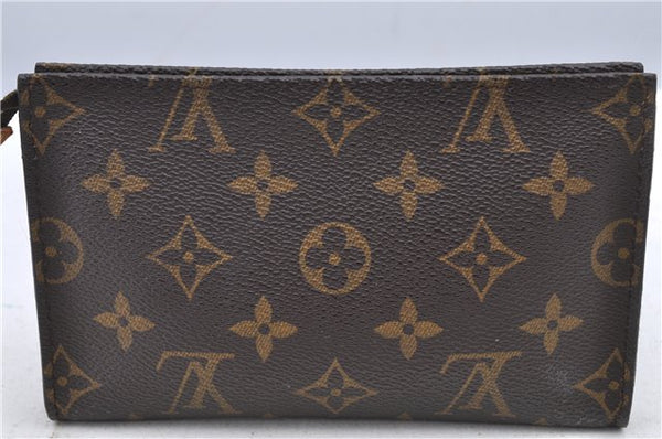 Authentic Louis Vuitton Monogram Pouch For Bucket PM LV Junk H8884