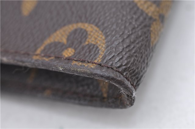 Authentic Louis Vuitton Monogram Pouch For Bucket PM LV Junk H8884