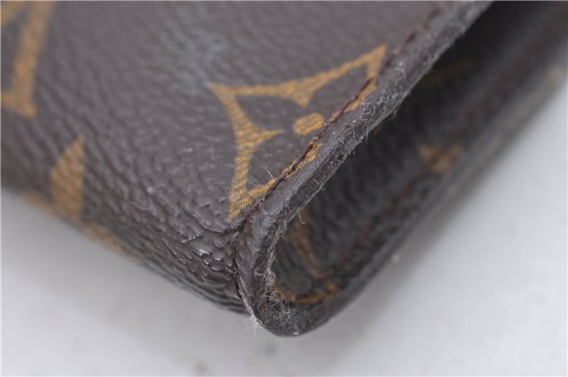 Authentic Louis Vuitton Monogram Pouch For Bucket PM LV Junk H8884