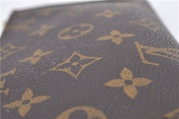 Authentic Louis Vuitton Monogram Pouch For Bucket PM LV Junk H8884