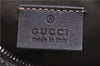 Auth GUCCI Web Sherry Line Hand Bag Pouch GG Canvas Leather 224093 Brown H8888