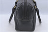 Authentic Burberrys Vintage Leather Hand Bag Black H8892