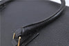 Authentic Burberrys Vintage Leather Hand Bag Black H8892