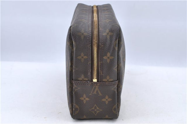 Auth Louis Vuitton Monogram Trousse Toilette 28 Clutch Hand Bag M47522 LV H8903