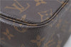 Auth Louis Vuitton Monogram Trousse Toilette 28 Clutch Hand Bag M47522 LV H8903