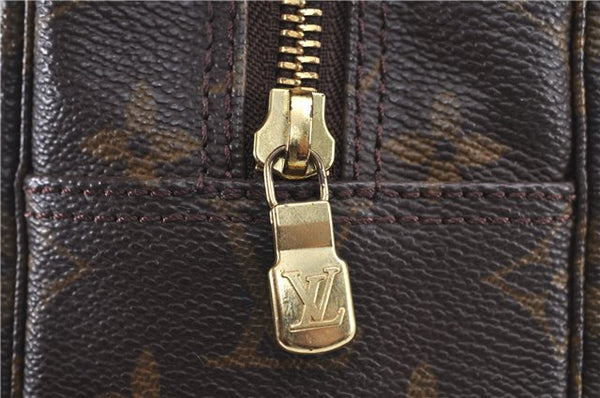 Auth Louis Vuitton Monogram Trousse Toilette 28 Clutch Hand Bag M47522 LV H8903