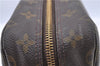 Auth Louis Vuitton Monogram Trousse Toilette 28 Clutch Hand Bag M47522 LV H8903