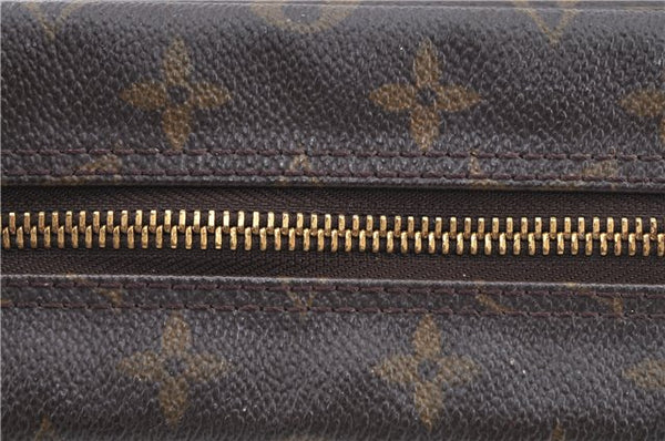 Auth Louis Vuitton Monogram Trousse Toilette 28 Clutch Hand Bag M47522 LV H8903