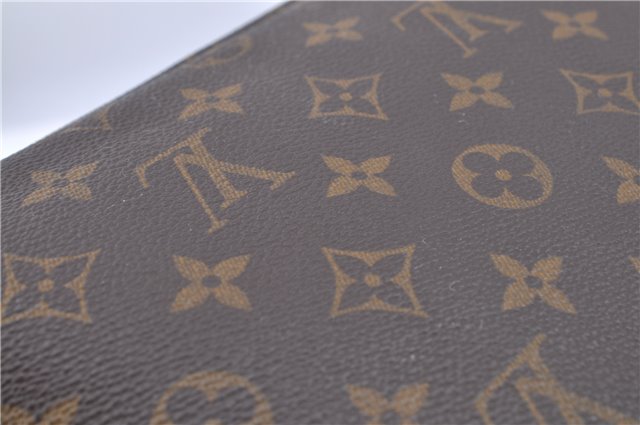 Auth Louis Vuitton Monogram Trousse Toilette 28 Clutch Hand Bag M47522 LV H8903