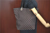 Authentic GUCCI Shoulder Tote Bag GG Canvas Leather 0021098 Black H8904