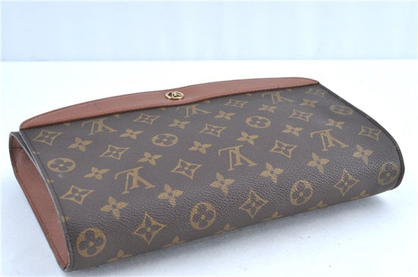 Auth Louis Vuitton Monogram Bordeaux 2Way Shoulder Clutch Bag M51797 LV H8917