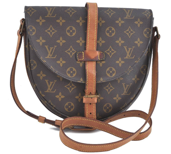 Auth Louis Vuitton Monogram Chantilly GM Shoulder Cross Body Bag M51232 LV H8921