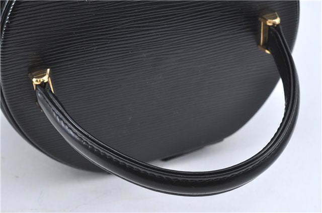 Authentic Louis Vuitton Epi Cannes Cosmetic Hand Bag Black M48032 LV H8925