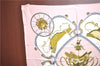 Authentic HERMES Carre 90 Scarf "Springs" Silk Pink Gray H8929