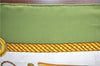 Authentic HERMES Carre 90 Scarf "TORANA" Silk Green H8930