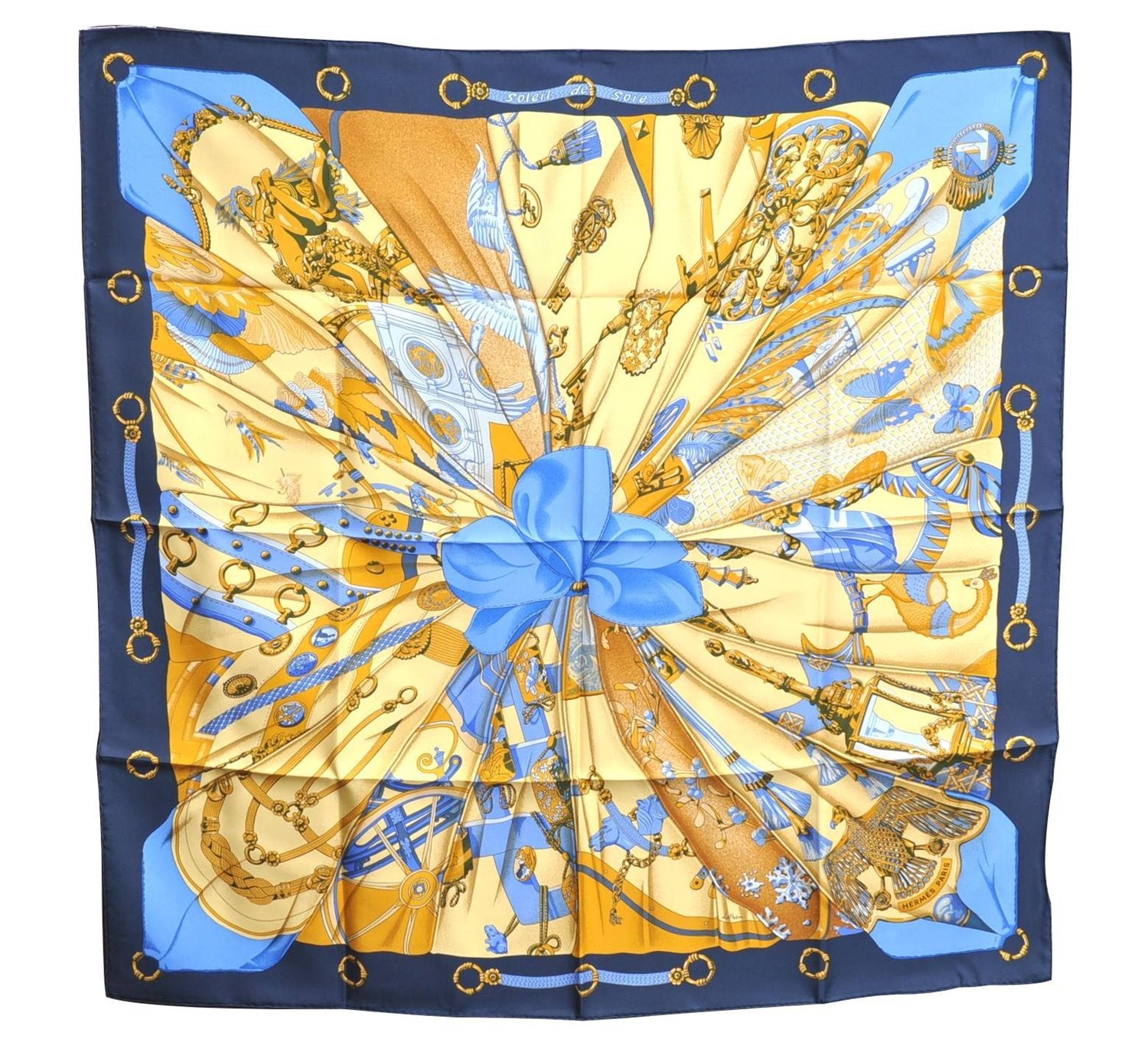 Authentic HERMES Carre 90 Scarf 