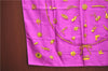 Authentic HERMES Carre 90 Scarf "Clip" Silk Purple H8935