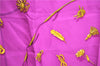 Authentic HERMES Carre 90 Scarf "Clip" Silk Purple H8935