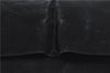 Authentic GUCCI Bamboo Hand Bag Suede Leather Black H8937