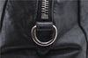 Authentic PRADA Leather Shoulder Bag Purse Black H8944