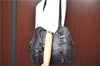 Authentic PRADA Leather Shoulder Bag Purse Black H8944