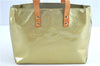 Authentic Louis Vuitton Vernis Reade PM Hand Bag Light Green M91145 LV H8948