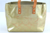 Authentic Louis Vuitton Vernis Reade PM Hand Bag Light Green M91145 LV H8948