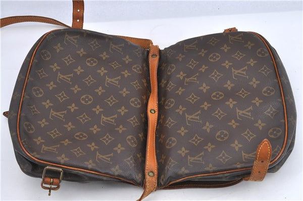 Auth Louis Vuitton Monogram Saumur 30 Shoulder Cross Body Bag M42256 LV H8954