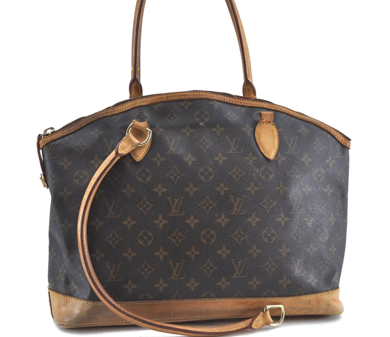 Authentic Louis Vuitton Monogram Rock It Horizontal Hand Bag M40104 Junk H8957