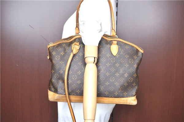 Authentic Louis Vuitton Monogram Rock It Horizontal Hand Bag M40104 Junk H8957