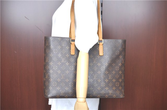 Authentic Louis Vuitton Monogram Luco Shoulder Tote Bag M51155 LV H8958