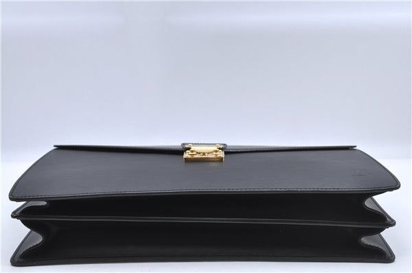 Authentic Louis Vuitton Epi Serviette Conseiller Black Briefcase M54422 LV H8960