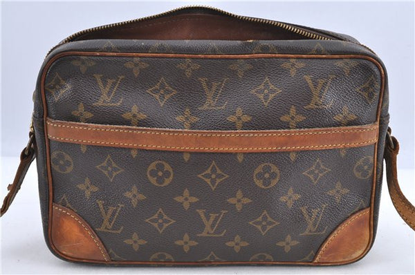 Auth Louis Vuitton Monogram Trocadero 27 Shoulder Cross Body Bag M51274 LV H8961