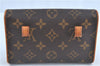 Auth Louis Vuitton Monogram Pochette Florentine Pouch Waist Bag M51855 LV H8963