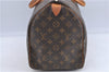 Authentic Louis Vuitton Monogram Speedy 40 Hand Bag M41522 LV H8964