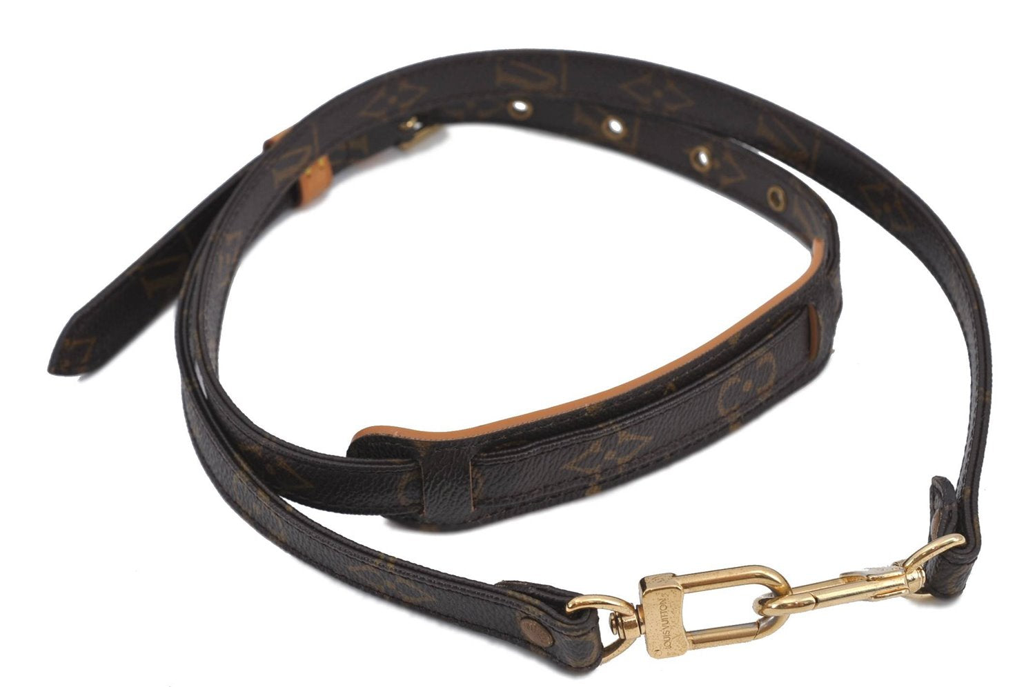 Authentic Louis Vuitton Monogram Brown Shoulder Strap 39.4-46.5