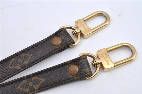 Authentic Louis Vuitton Monogram Brown Shoulder Strap 39.4-46.5" LV H8972