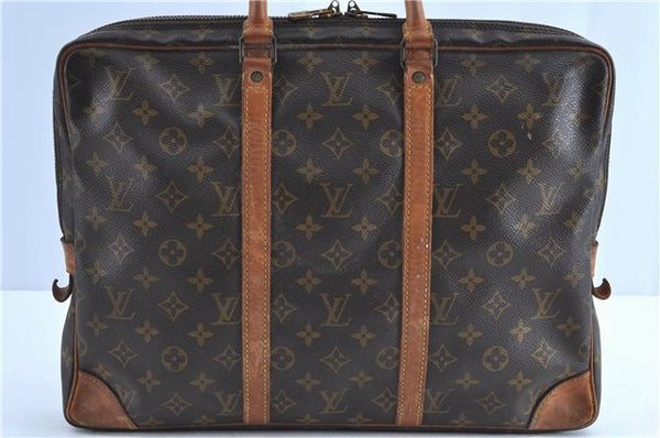 Auth Louis Vuitton Monogram Porte Documents Voyage Briefcase M53361 LV H8973