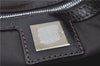 Authentic FENDI Zucca Hand Boston Bag Canvas Leather Brown H8974