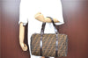 Authentic FENDI Zucca Hand Boston Bag Canvas Leather Brown H8974