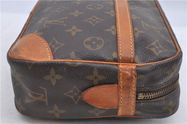 Authentic Louis Vuitton Monogram Compiegne 28 Clutch Hand Bag M51845 LV H8977