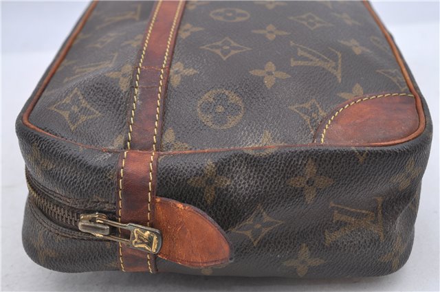 Authentic Louis Vuitton Monogram Compiegne 28 Clutch Hand Bag M51845 LV H8977