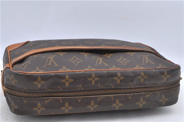 Authentic Louis Vuitton Monogram Compiegne 28 Clutch Hand Bag M51845 LV H8977