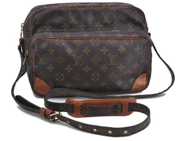 Authentic Louis Vuitton Monogram Nile Shoulder Cross Body Bag M45244 LV H8979