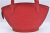 Auth Louis Vuitton Epi Saint Jacques Poignet Long Shoulder Bag M52337 Red H8989