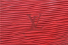 Auth Louis Vuitton Epi Saint Jacques Poignet Long Shoulder Bag M52337 Red H8989