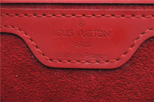 Auth Louis Vuitton Epi Saint Jacques Poignet Long Shoulder Bag M52337 Red H8989